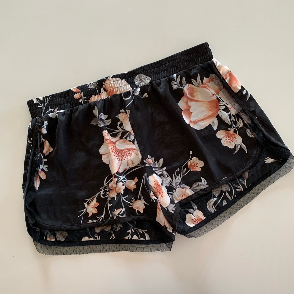 Yamamay- Lace Trim Floral Sleep Shorts